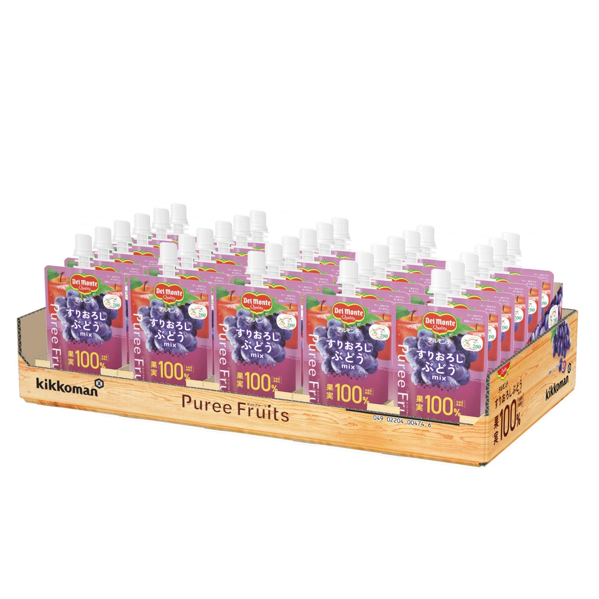 Amazon.co.jp: Del Monte デルモンテ ピュレフルーツ すりおろしぶどう